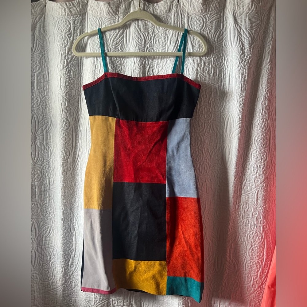 Vintage garrison patch work dress!